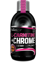 BioTech - L-Carnitine + Chrome Liquid Concentrate - 500ml
